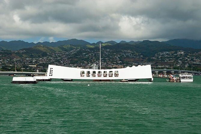Day Trip from Kona to Oahu: Pearl Harbor WWII Heroes Adventure - USS Arizona Memorial: the Navy launch moment you’ll remember