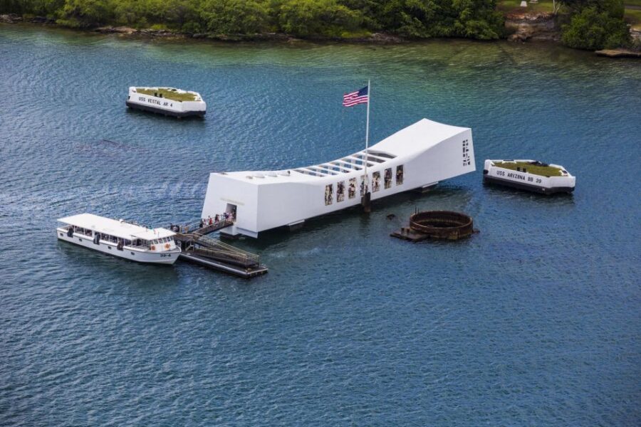 From Waikiki: Pearl Harbor USS Arizona Memorial Program - Pearl Harbor Visitor Center: documentary, Road to War Museum, Attack Gallery