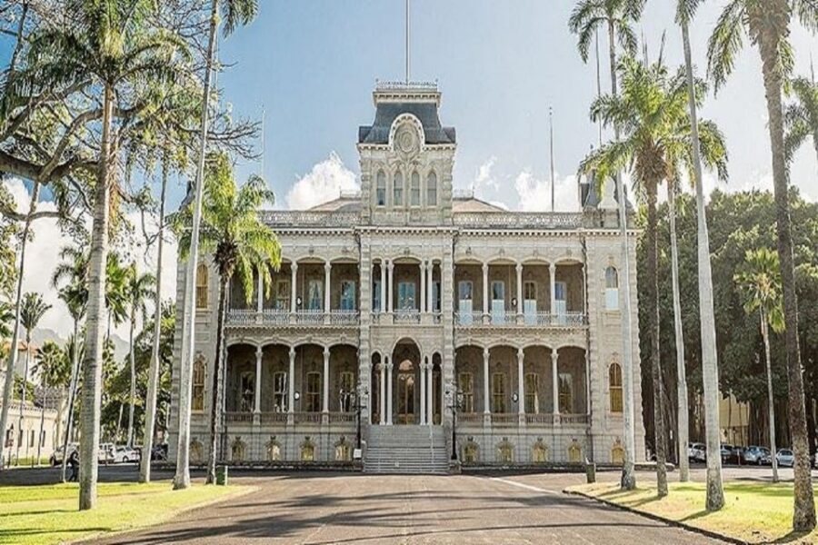 From Waikiki: USS Arizona Memorial and Honolulu City Tour - National Memorial Cemetery of the Pacific (Punchbowl): respectful views with a bus-stop pace