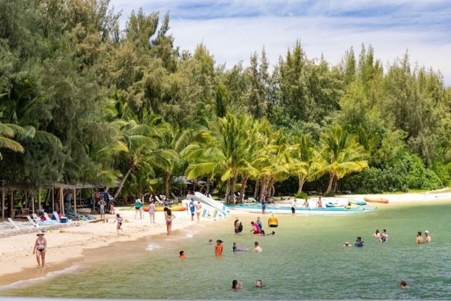 Pearl Harbor and Oahu Circle Island Tour FROM MAUI - Farms and food stops: Dole Plantation and Kahuku Sugar Mill lunch