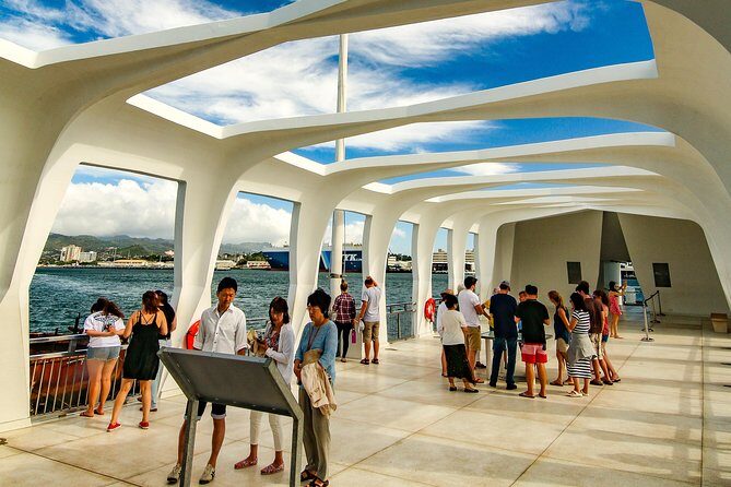 Pearl Harbor: Arizona & Missouri Battleship Tour From Maui, Big Island & Kauai - USS Arizona Memorial: the boat tour that puts you on the water