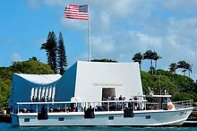 Pearl Harbor Arizona tour from HNL Airport - USS Arizona Memorial boat ride: solemn, simple, and powerful